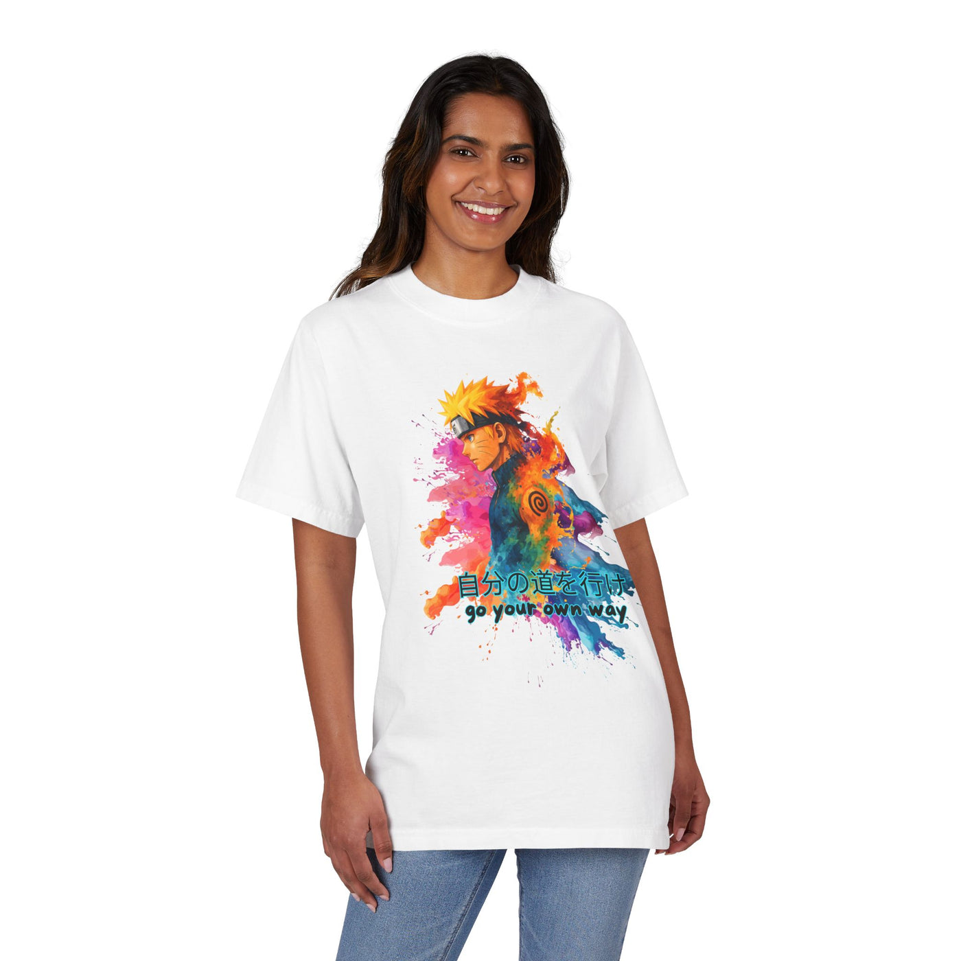 Unisex Graphic T-Shirt - Go Your Own Way - Naruto Inspired Design Anime