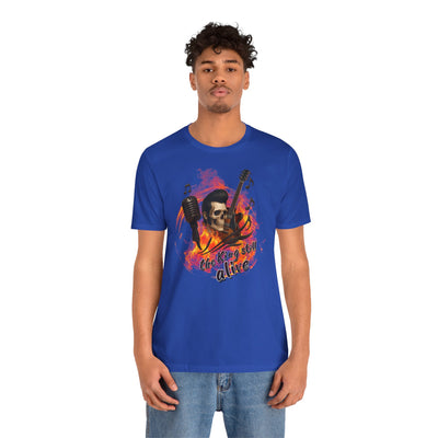 Music Vibes Unisex Jersey Tee - 'The King Still Alive' Graphic T-Shirt