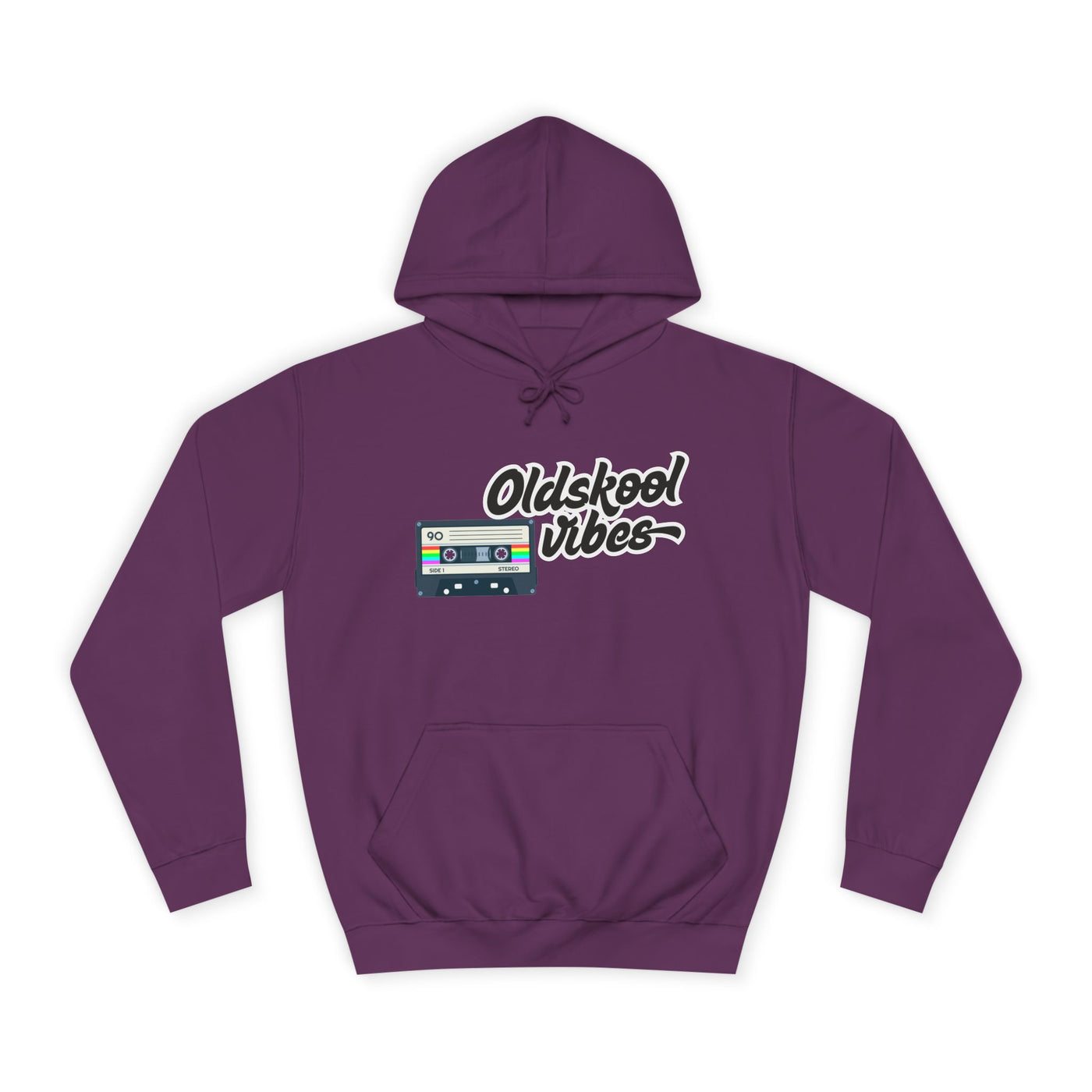 Oldskool Vibes- Hooded Sweatshirt - 'Oldskool' Graphic