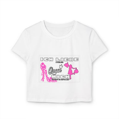 Cropped T-Shirt Ich liebe mich...