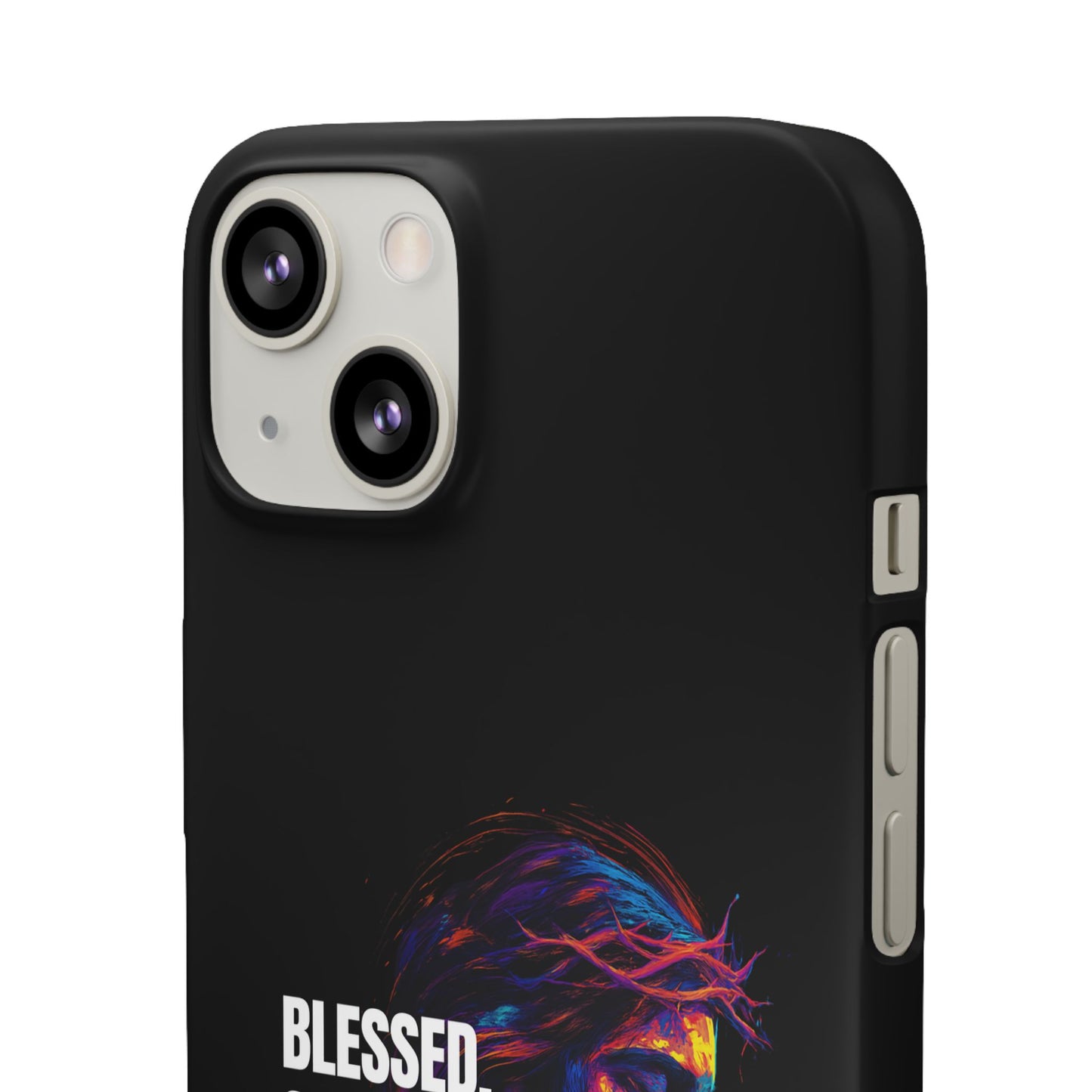 Blessed Saved Loved -  Snap Case Handyhülle - Jesus