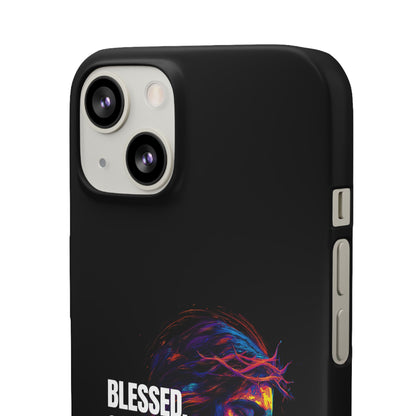 Blessed Saved Loved -  Snap Case Handyhülle - Jesus