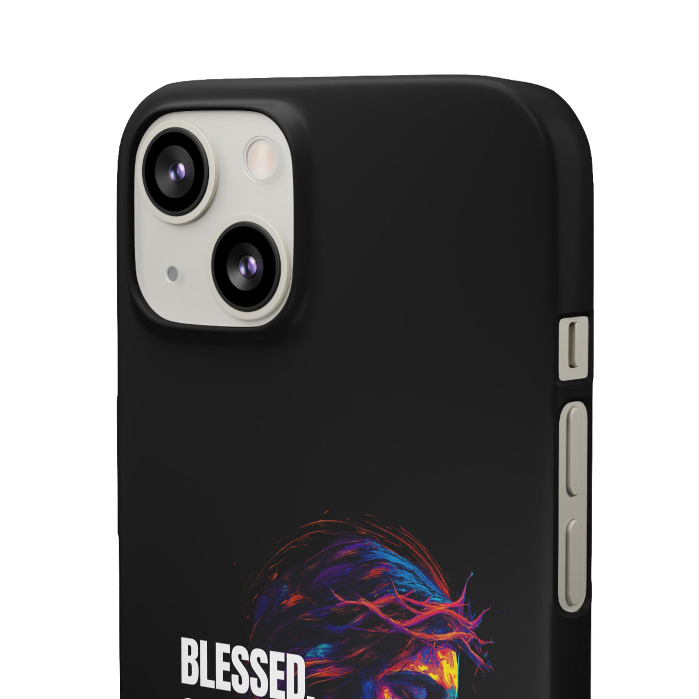 Blessed Saved loved - Snap Case - Jesus