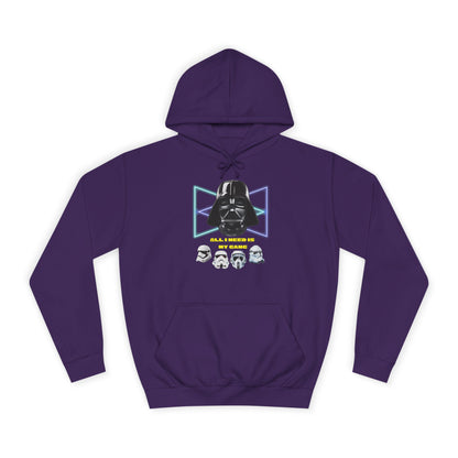Star Wars unisex Hoodie - Darth Vader &amp; Stormtrooper Design All i need is my gang