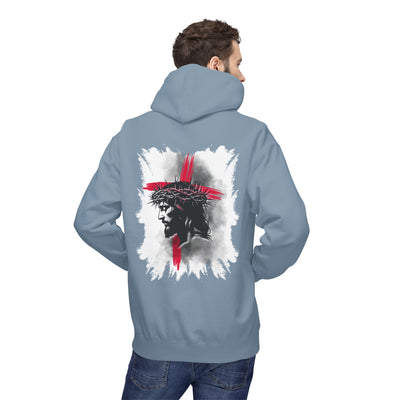 Faith-Inspired Hoodie: Blessed, Saved, Loved - Christian JESUS