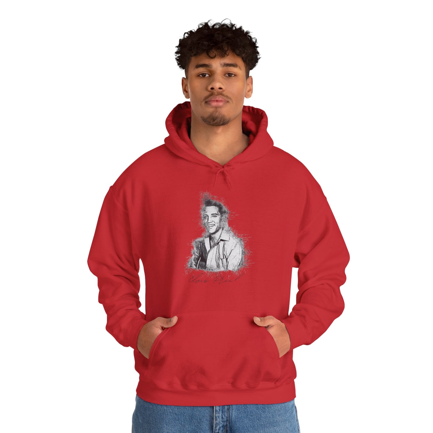 Hoodie Elvis Presley Inspired Vintage Design