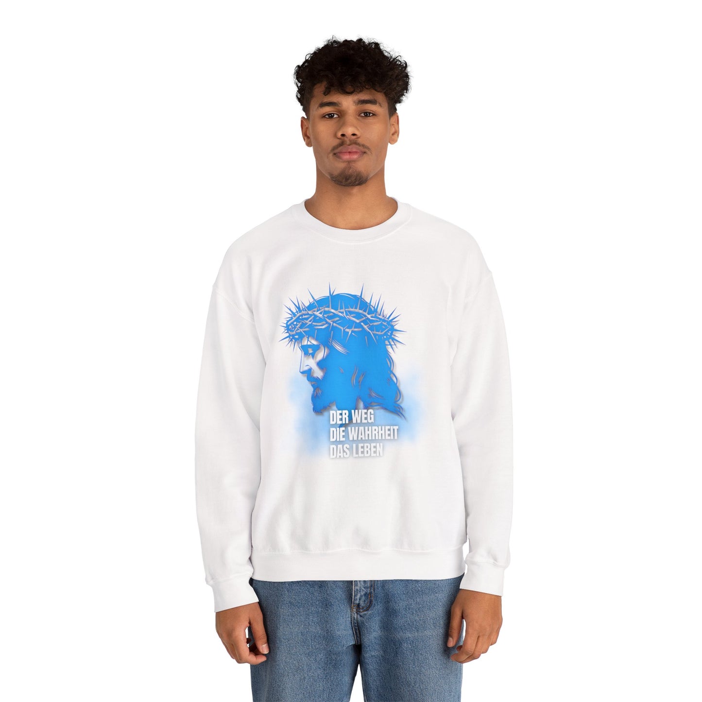 Sweatshirt Jesus "Der Weg - Die Wahrheit - Das Leben"