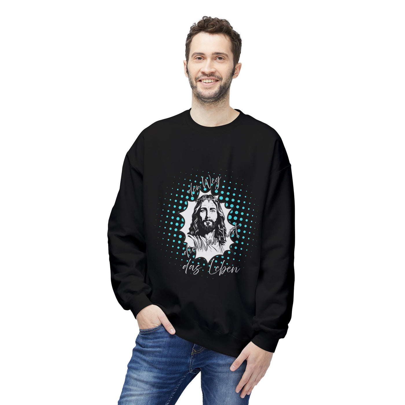Jesus der Weg - die Wahrheit  - das Leben Sweatshirt