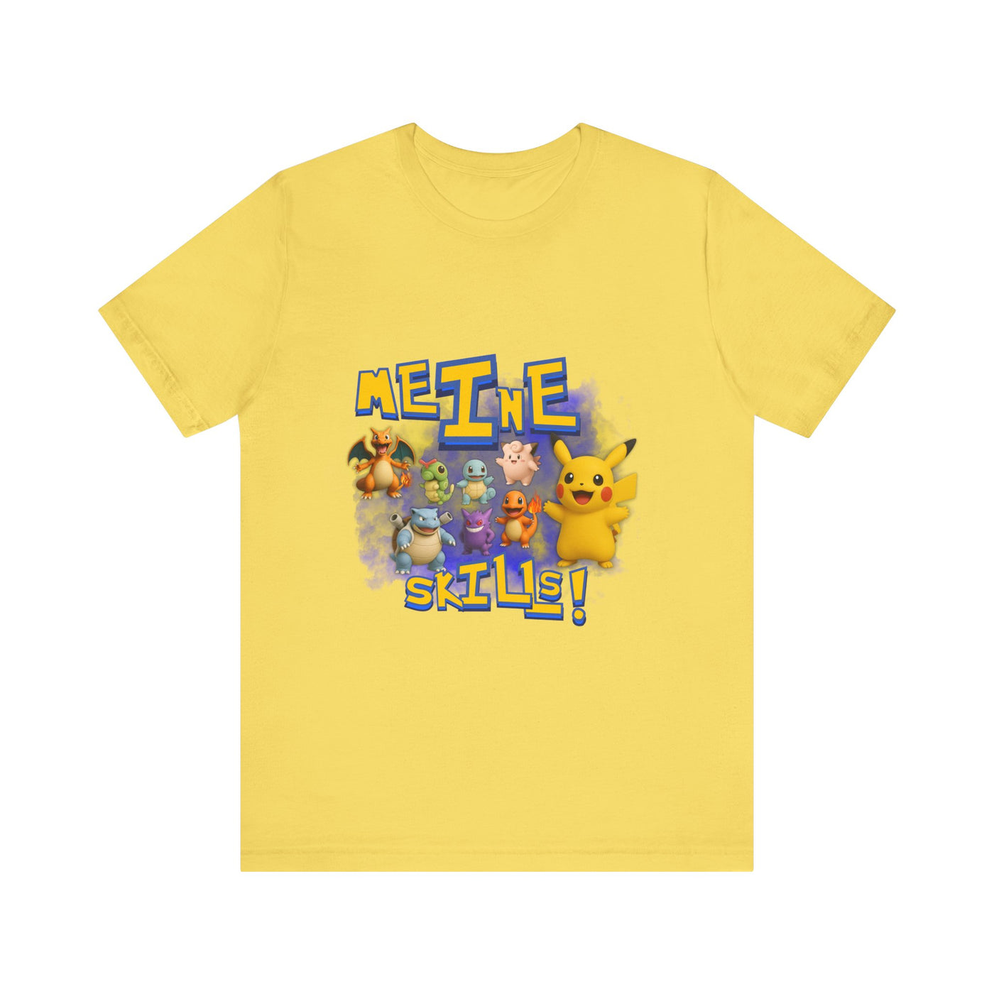 Pokemon Skills Unisex Tee, Fun Casual Shirt