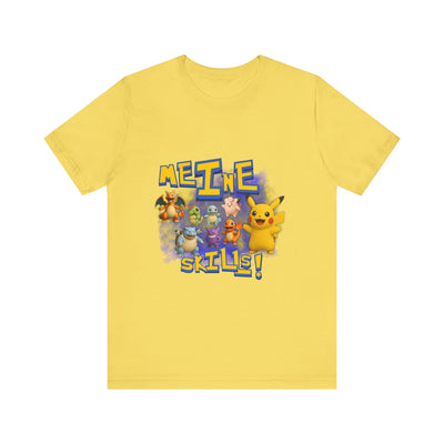 Pokemon Skills Unisex Tee, Fun Casual Shirt