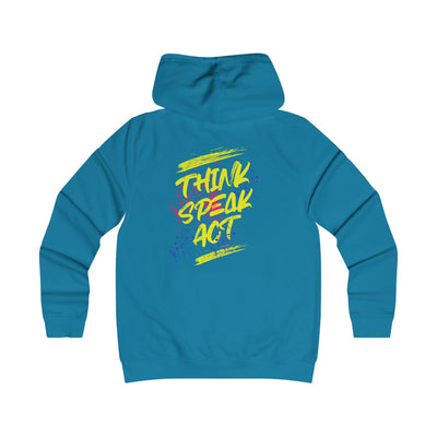 Think Speak Act Hoodie for Trendy Girls, Casualwear