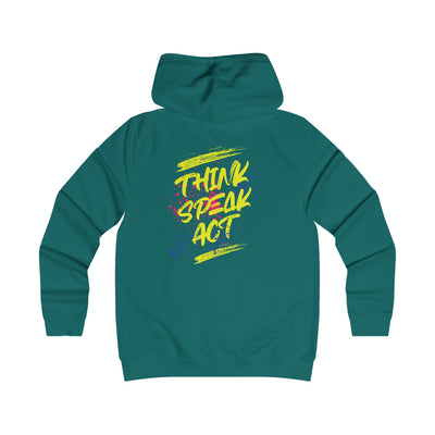 Think Speak Act Hoodie for Trendy Girls, Casualwear