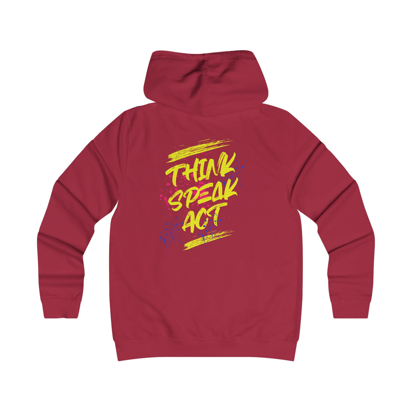 Think Speak Act Hoodie for Trendy Girls, Casualwear