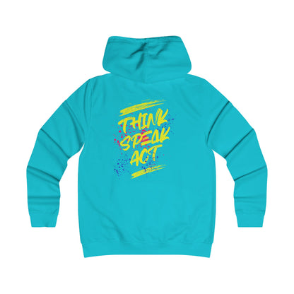 Think Speak Act Hoodie for Trendy Girls, Casualwear