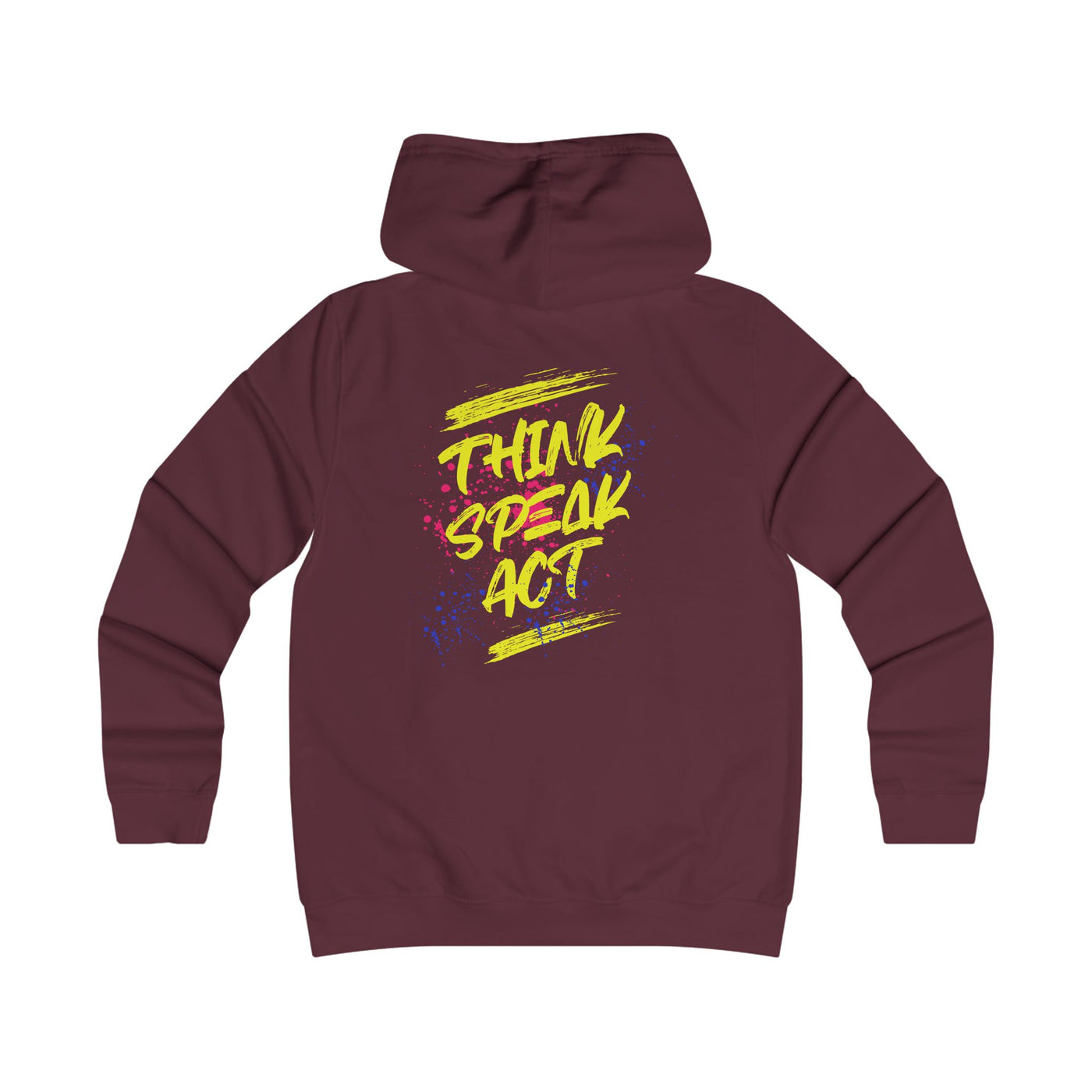 Think Speak Act Hoodie for Trendy Girls, Casualwear