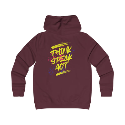 Think Speak Act Hoodie for Trendy Girls, Casualwear