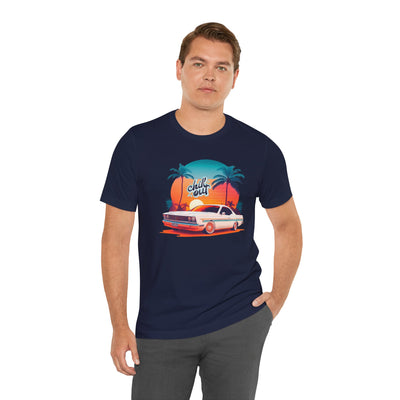 Chill Out Retro Car Tee - Unisex Jersey Short Sleeve Shirt