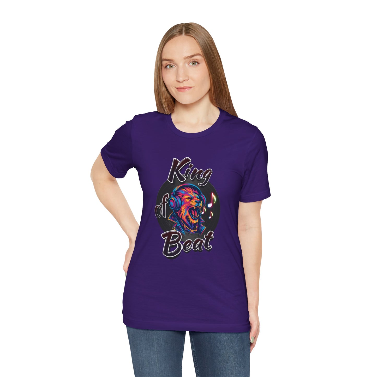 King of Beat Unisex Short Sleeve Tee - Music Lovers T-Shirt