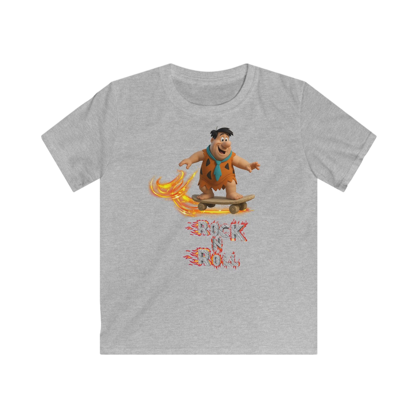 Teeny -  Flintstones  -  Rock n Roll Groovy Kids Tee, Fun Kid's Shirt,