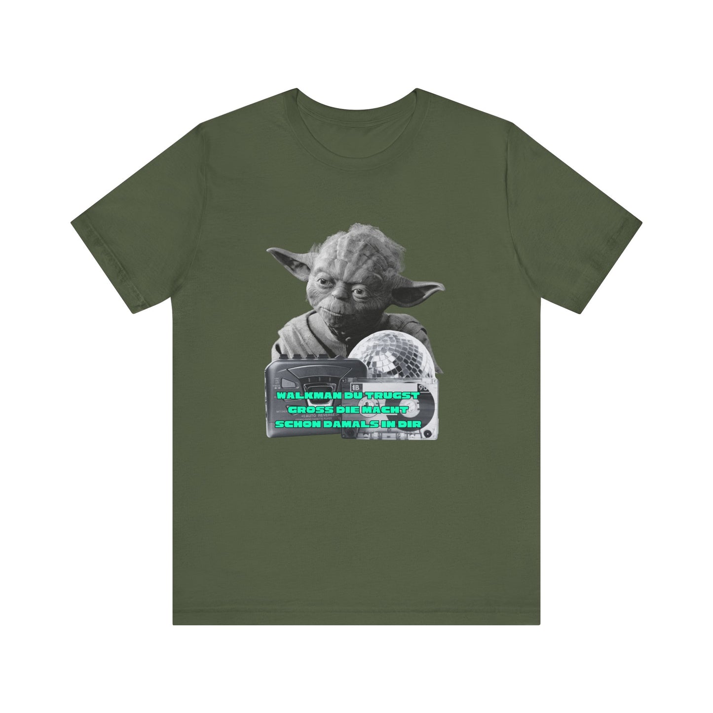 Funny Yoda Quote Unisex Tee - Walkman du kennst - erfahren du bist starwars