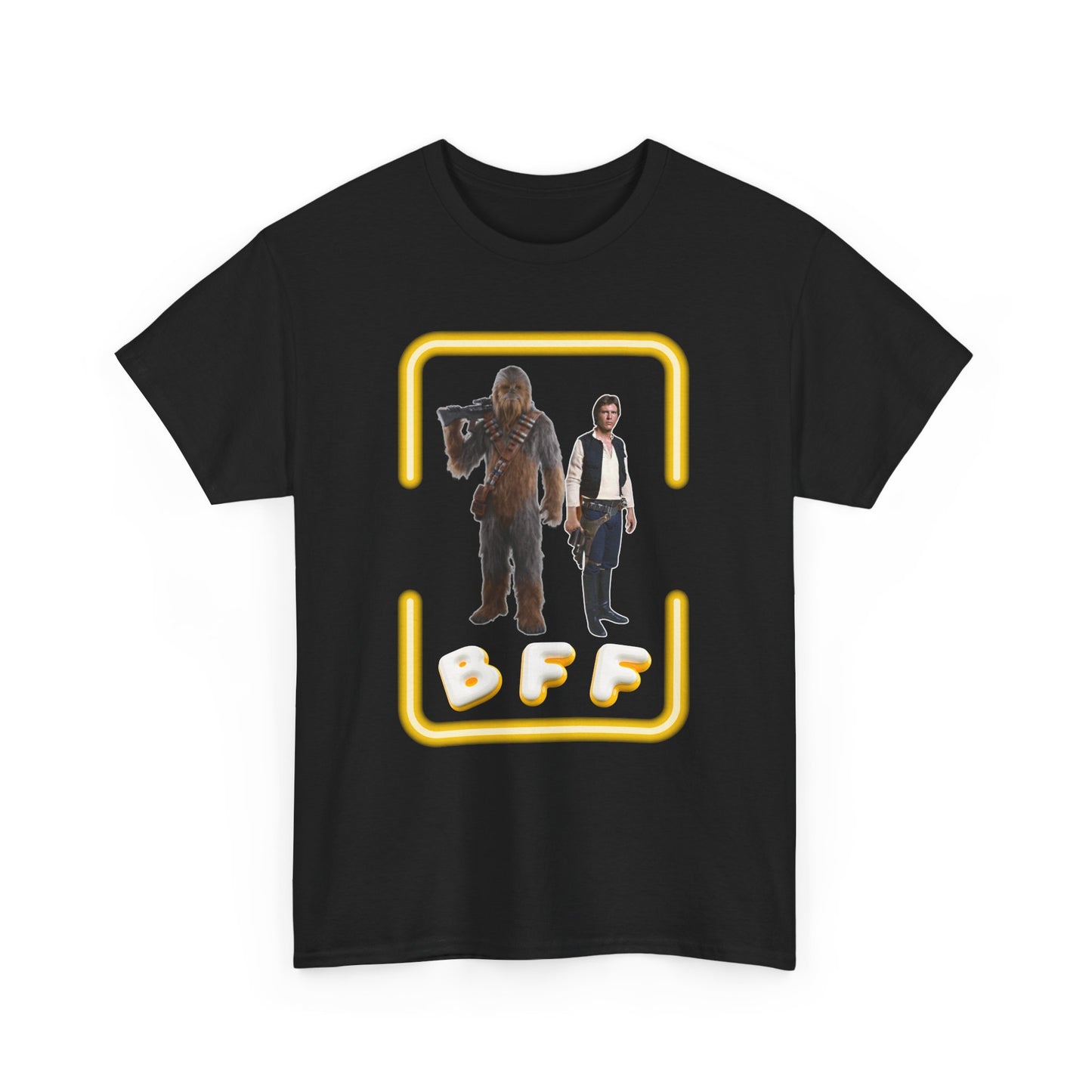 BFF Chewbacca & Han Solo Unisex Heavy Cotton Shirt