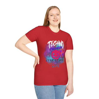 Techno Vibe Unisex T-Shirt | Stay Tuned to the Rhythum of Life