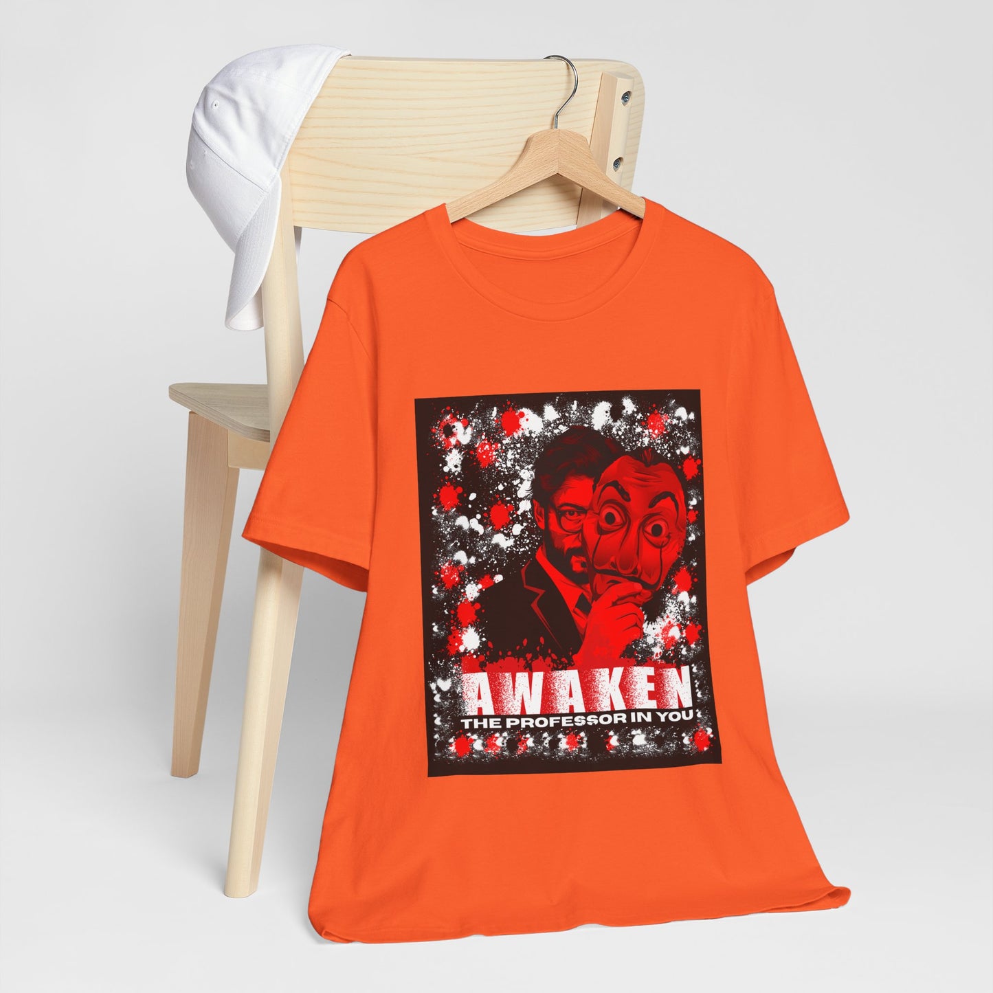 Awaken the Professor heist money Unisex Jersey Tee - Inspirational Graphic T-Shirt