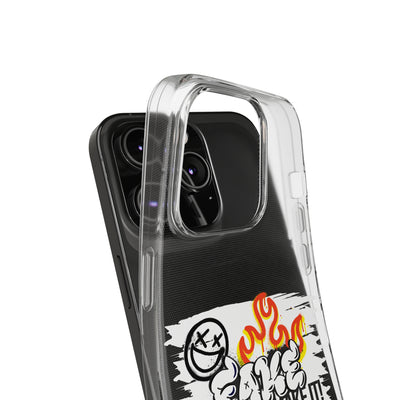 Handyhülle Fake till you make it - Clear Silicone Phone Cases,