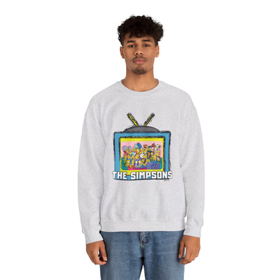 The Simpsons Unisex Heavy Cotton Sweatshirt