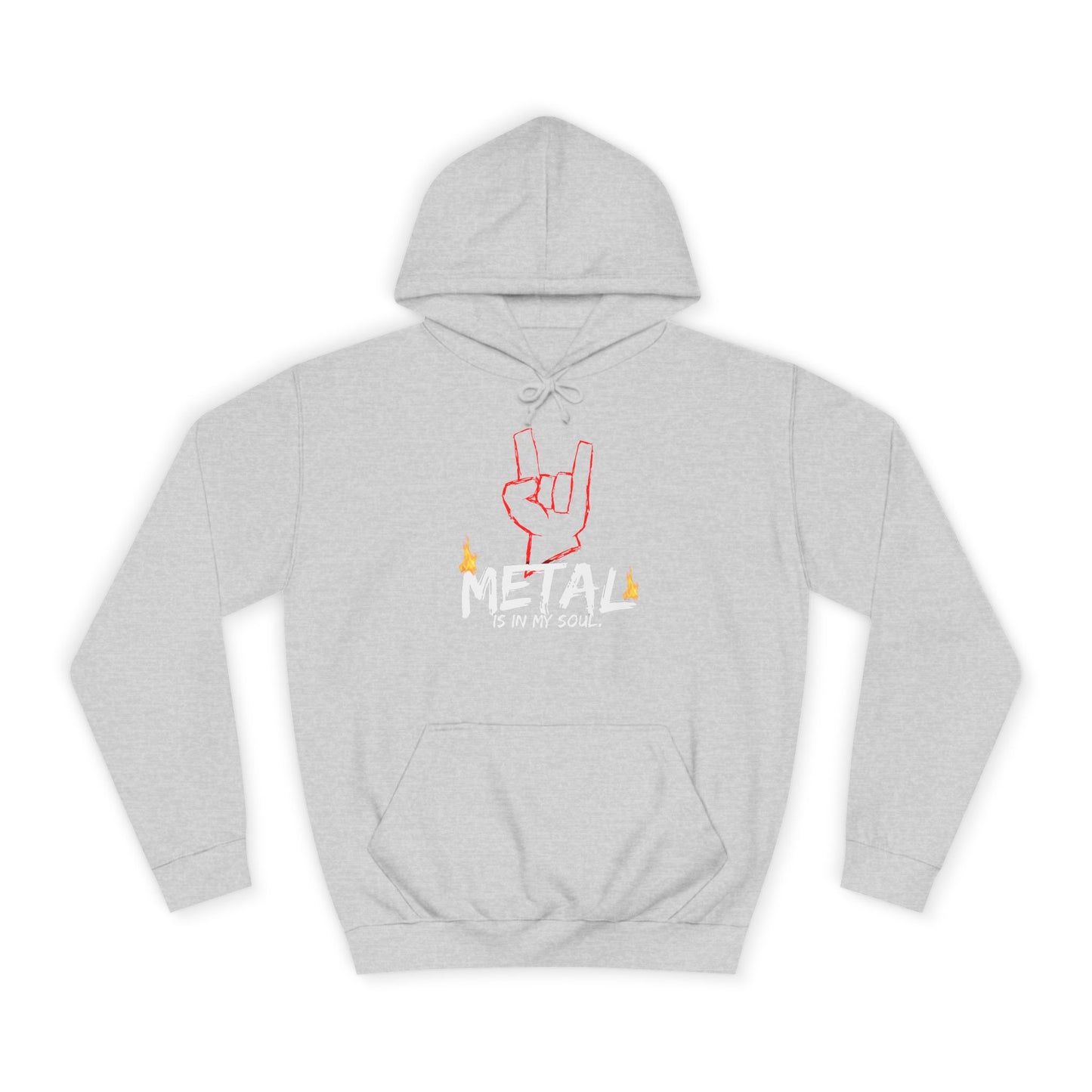 "Metal" Music Unisex College Hoodie