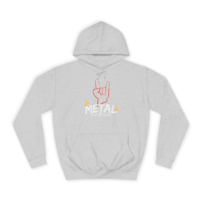 "Metal" Music Unisex College Hoodie