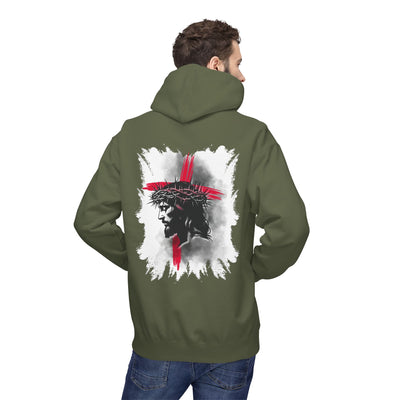 Faith-Inspired Hoodie: Blessed, Saved, Loved - Christian JESUS