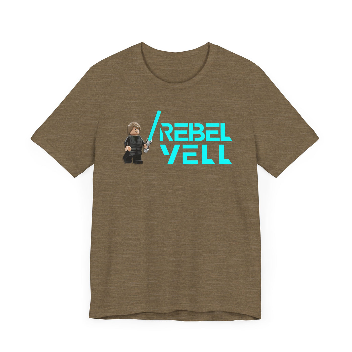 Cool Rebel Yell Luke Skywalker Unisex Jersey Tee - Short Sleeve Graphic T-Shirt for Fans