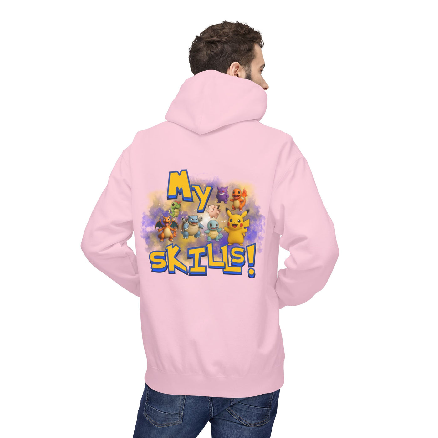 Pokemon Skills Hoodie, Unisex Pokemon Sweatshirt, Cute Hoodie