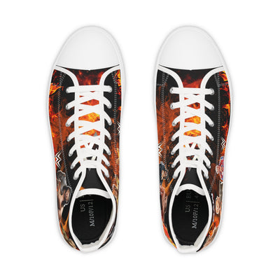WWE, Wrestling Legenden The Rock, Hulk Hogan, Undertaker High Top Sneakers
