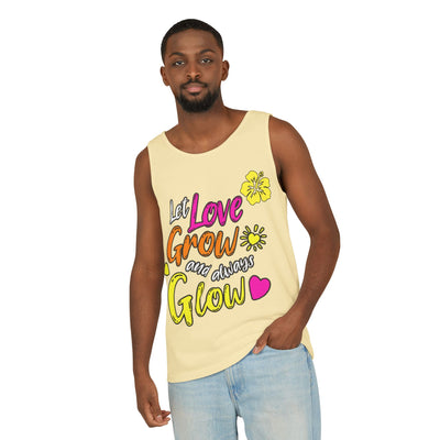 Tank Let Love Grow ... , Motivational Workout Shirt