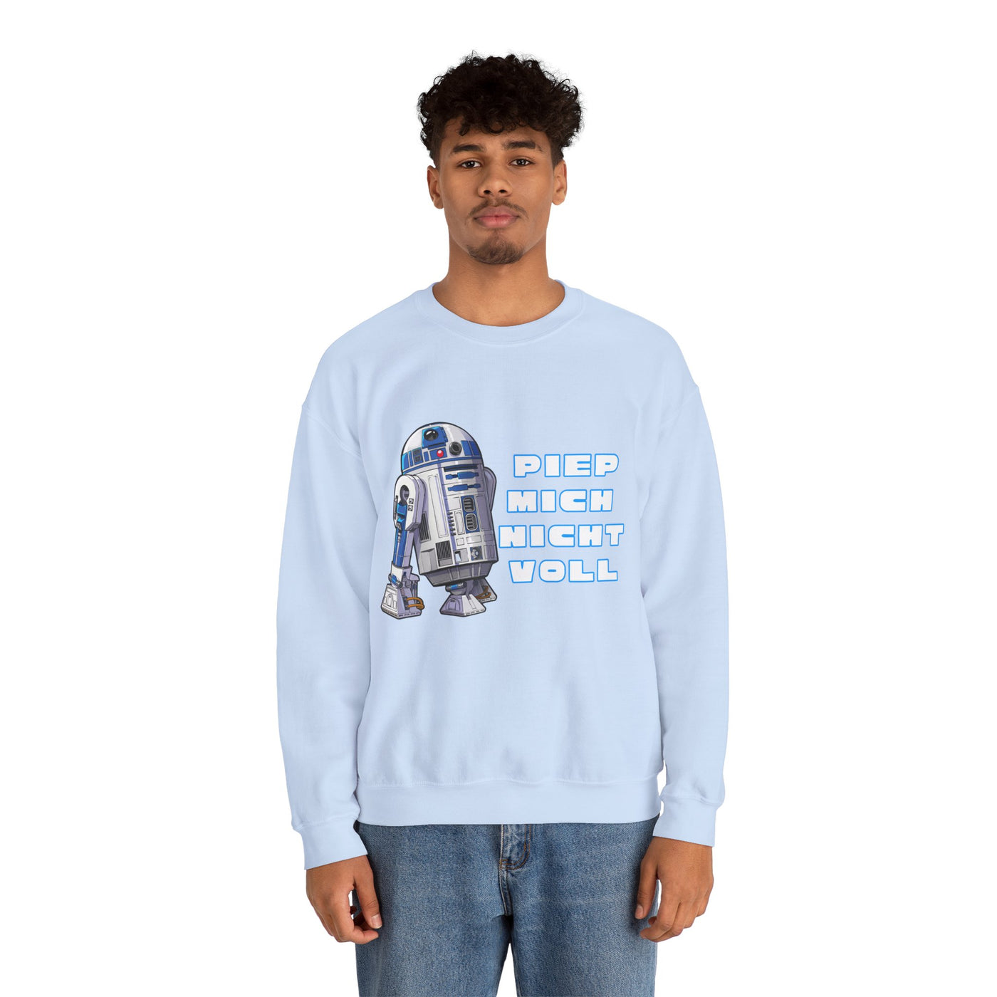 R2-D2 Inspired Unisex Crewneck Sweatshirt - Fun and Cozy