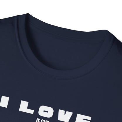 Minimalist Red Graphic Unisex T-Shirt - I love my wife