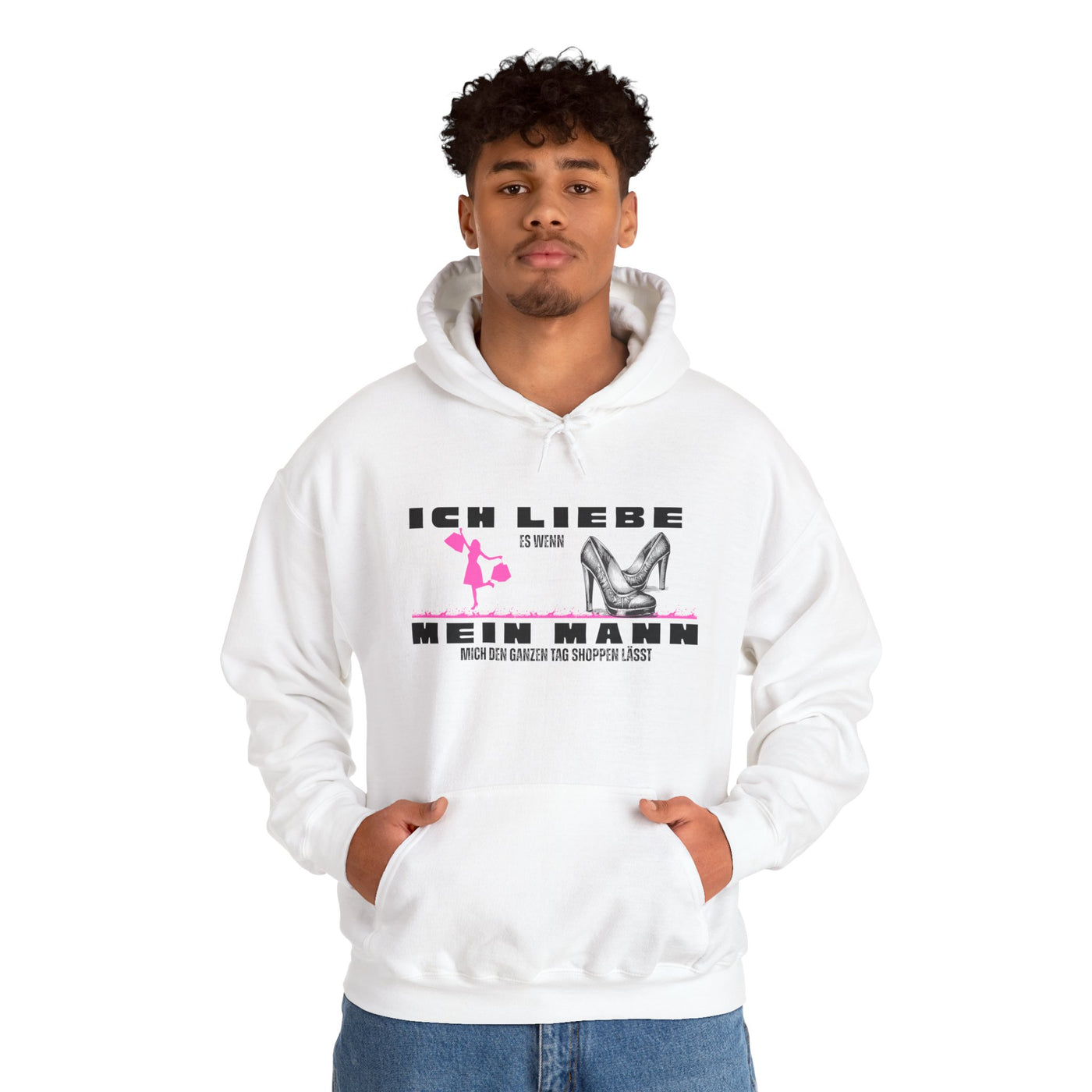I Love Shopping Unisex Heavy Blend™ Hooded Sweatshirt 