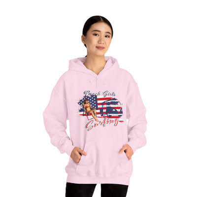 Beach Girls Surfing USA Hoodie