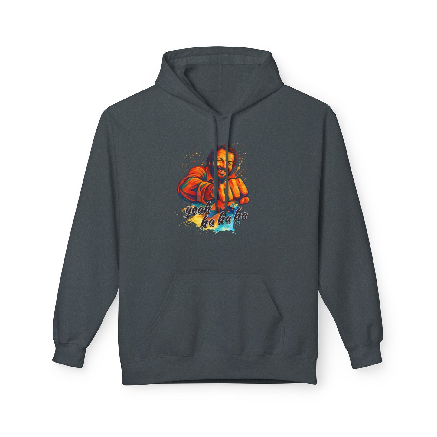 Bud Spencer Unisex Hoodie with 'Yeah Hahaha' Design