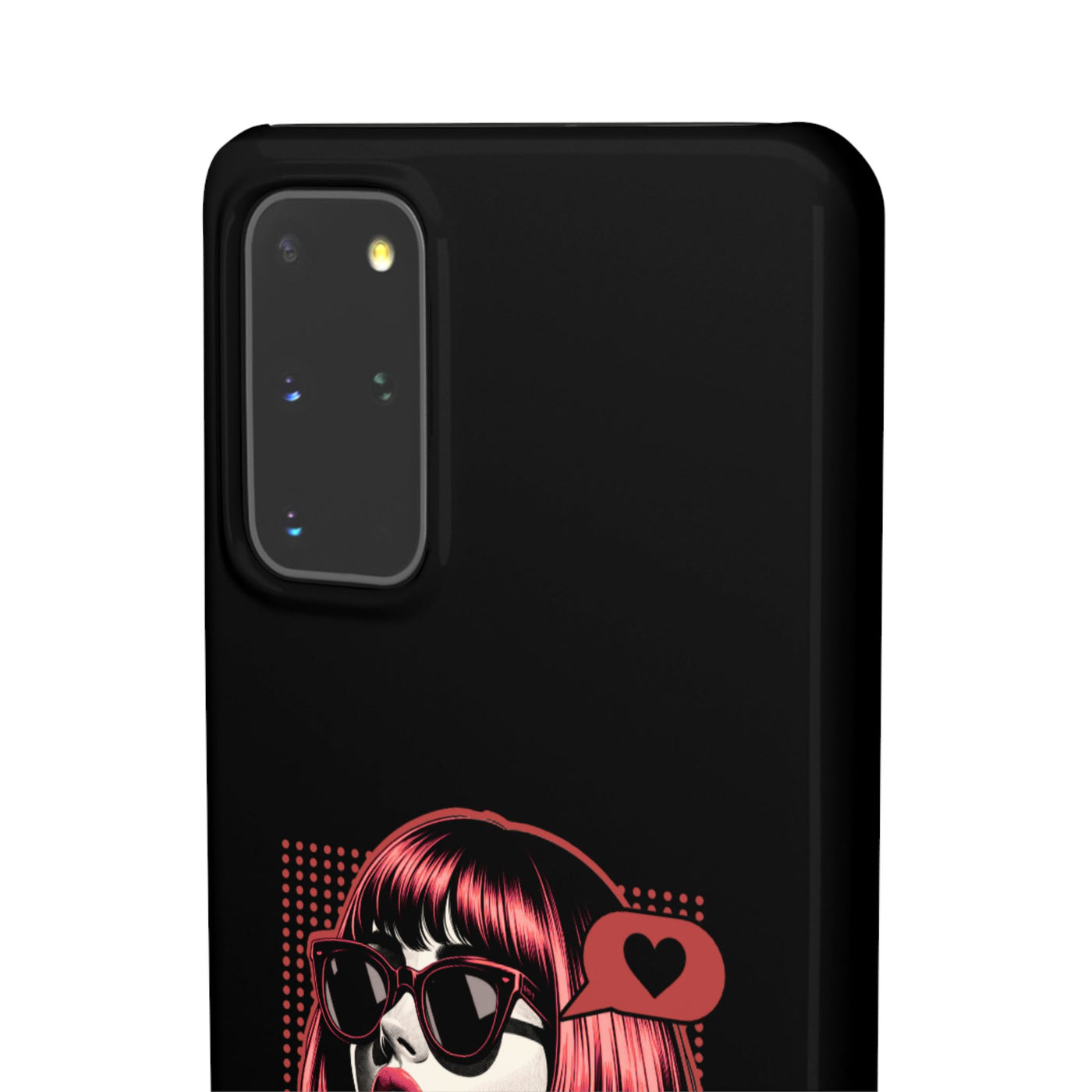 Retro Girl Snap Case Handyhülle