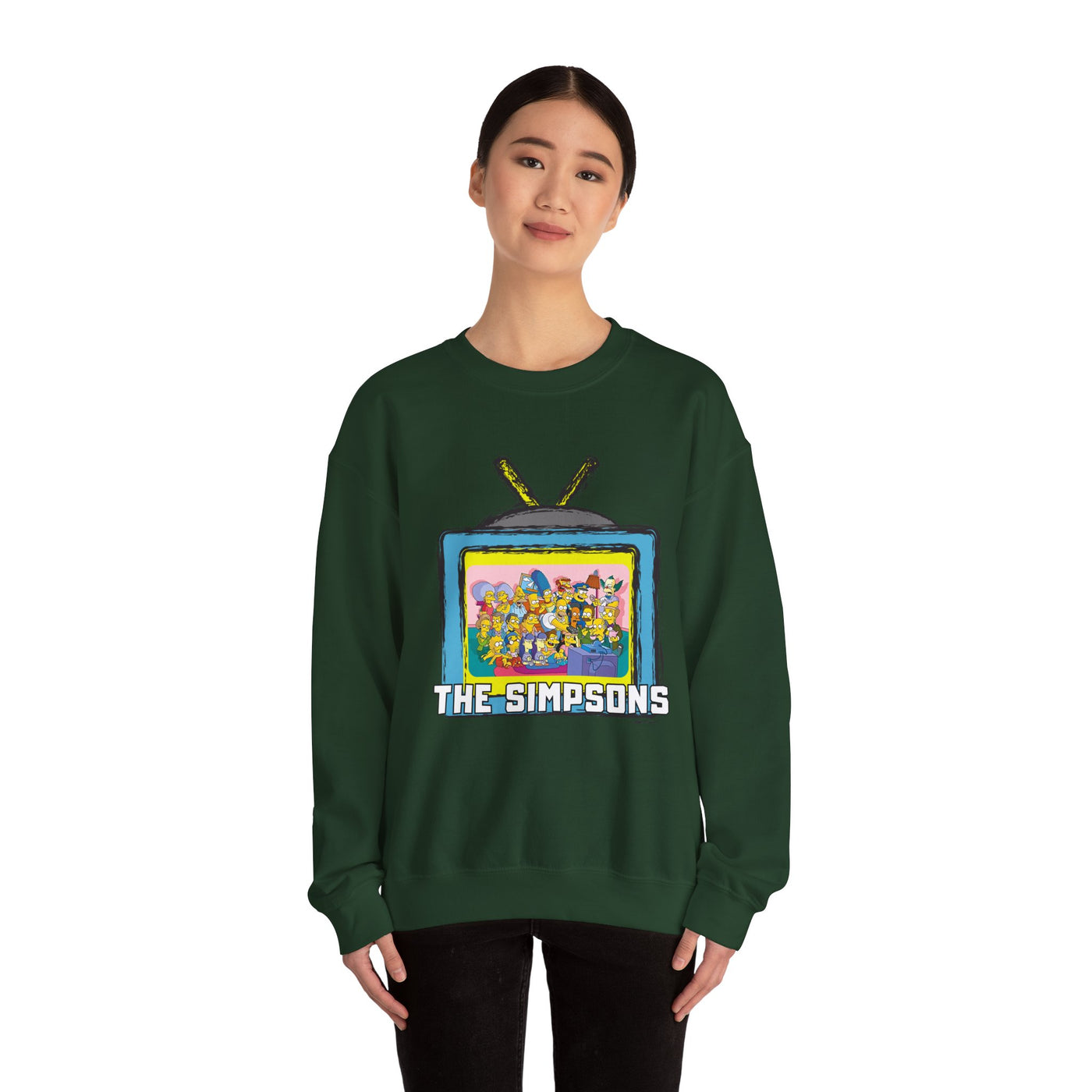 The Simpsons Unisex Heavy Cotton Sweatshirt
