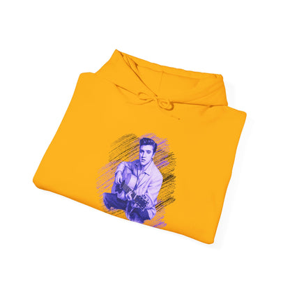 Elvis Presley Vintage-Inspired Unisex Hooded Sweatshirt