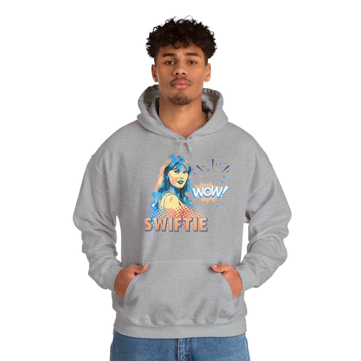 'SWIFTIE WOW' Unisex Heavy Blend™ Hooded Sweatshirt - Perfect Gift for Fans 