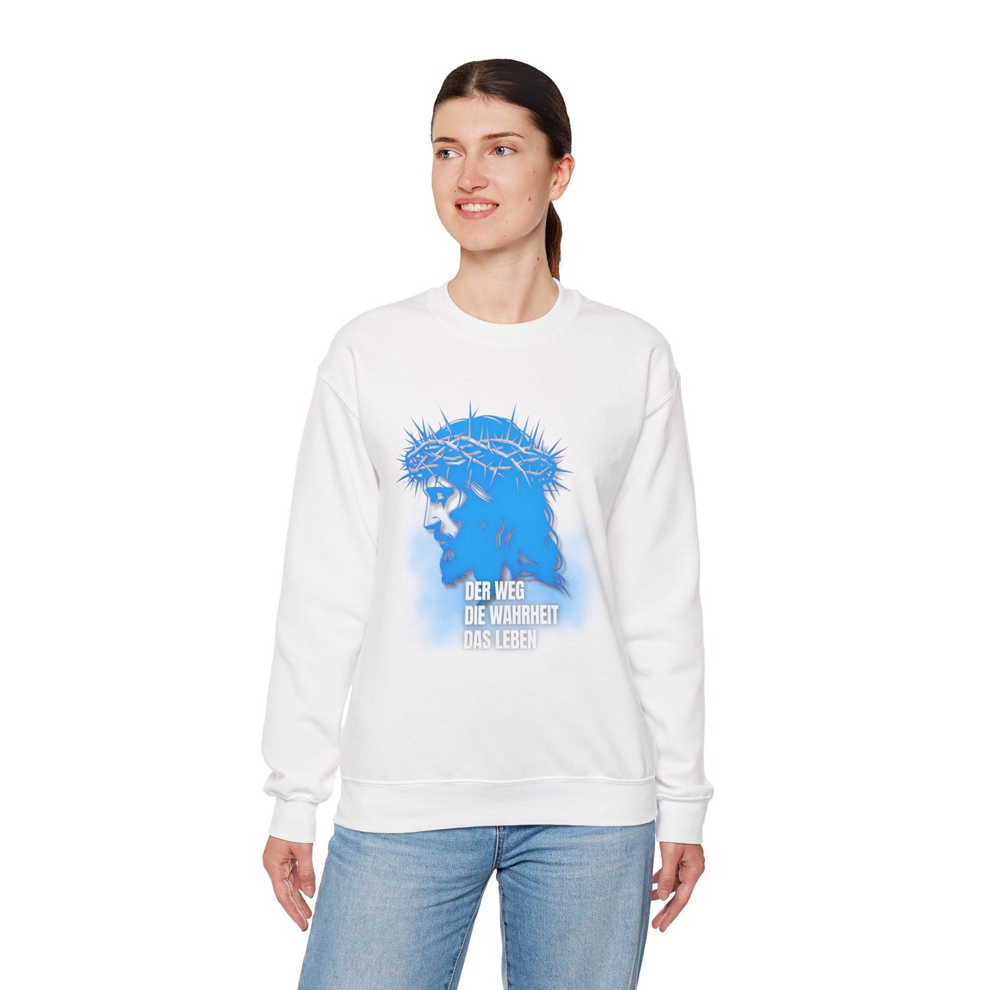Sweatshirt Jesus "Der Weg - Die Wahrheit - Das Leben"
