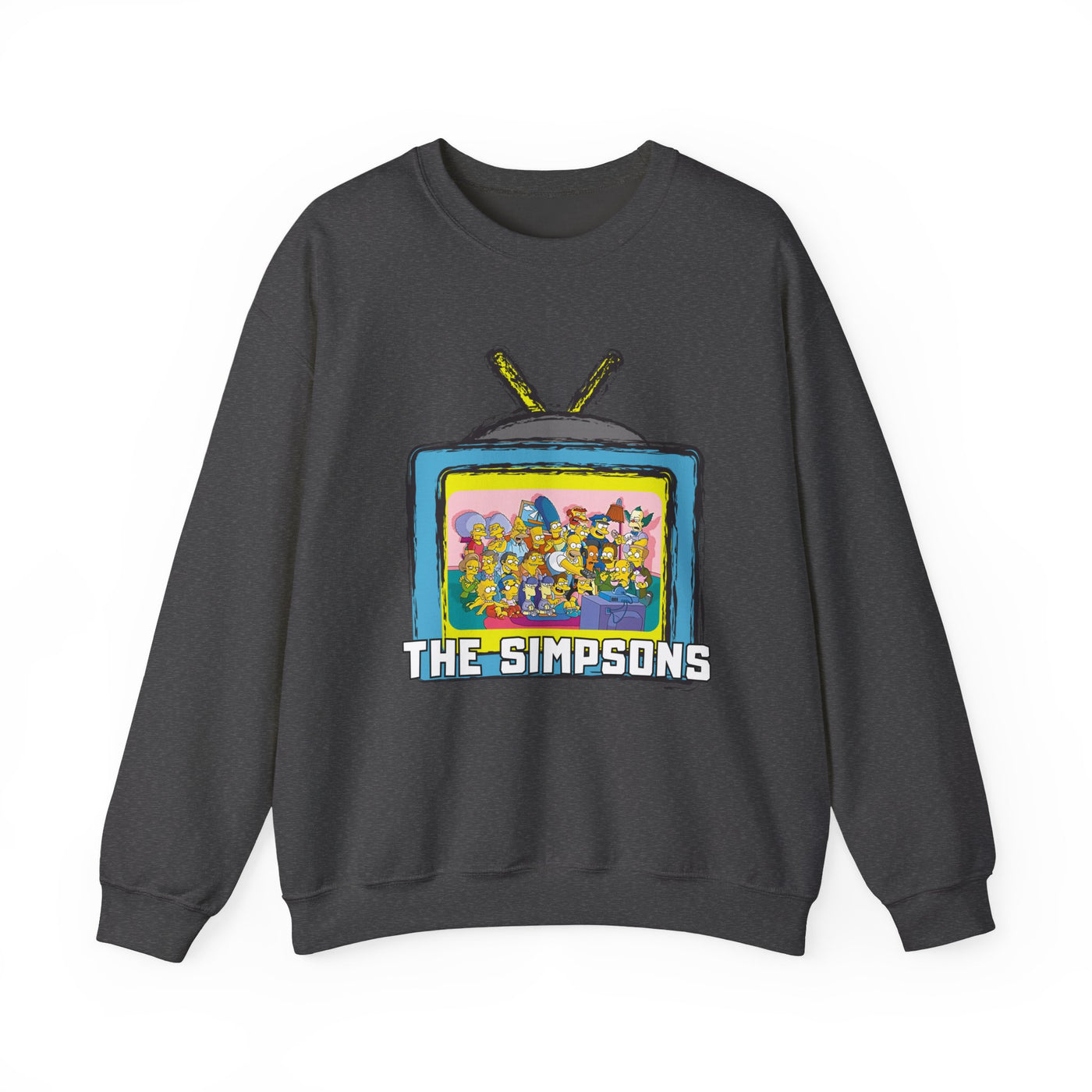 The Simpsons Unisex Heavy Cotton Sweatshirt