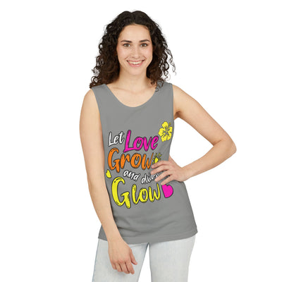 Tank Let Love Grow ... , Motivational Workout Shirt