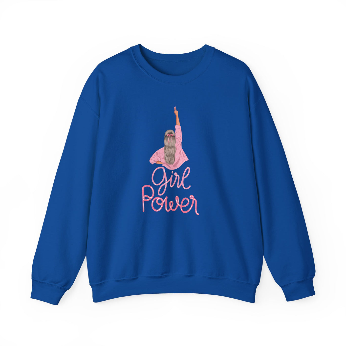 Girl Power Unisex Crewneck Sweatshirt,