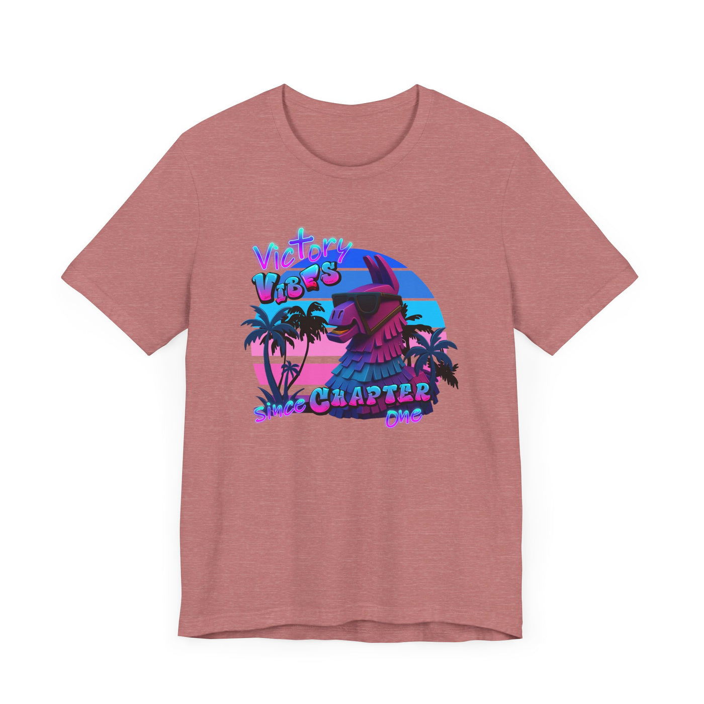 Retro Fortnite Vibe Unisex Short Sleeve Tee - 'Victory' Chapter One Graphic